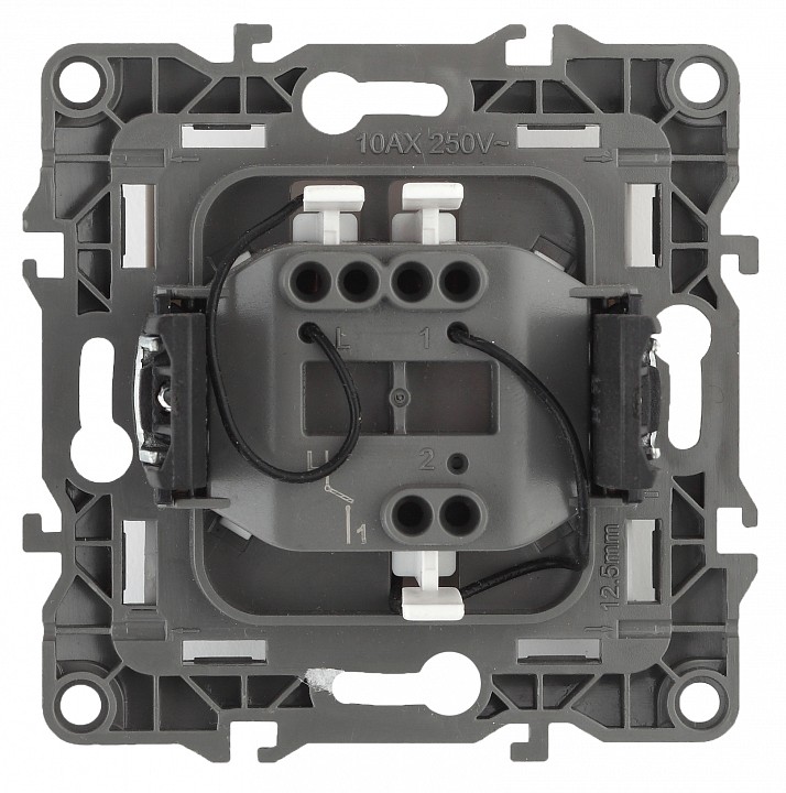 Выключатель одноклавишный с подсветкой без рамки Эра Эра 12 12-1102-15