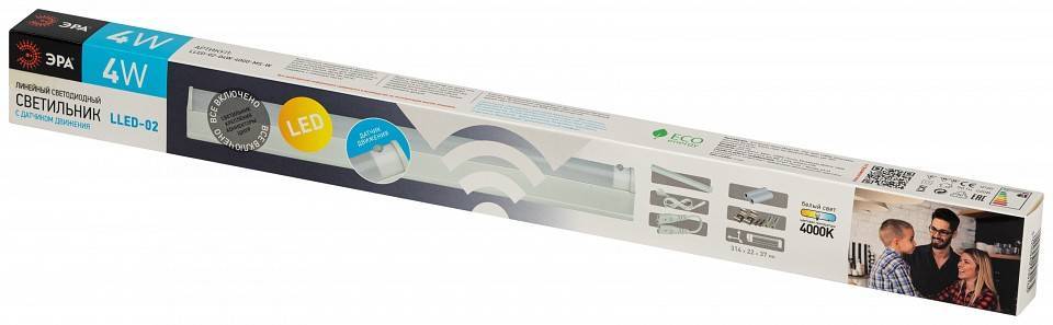 Накладной светильник Эра  LLED-02-04W-4000-MS-W