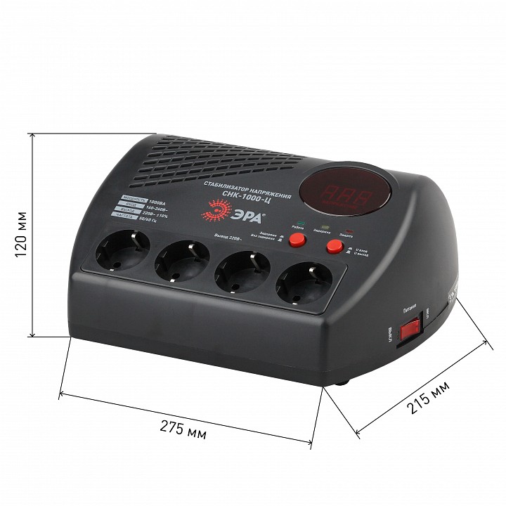 Стабилизатор напряжения Эра  СНК-1000-Ц