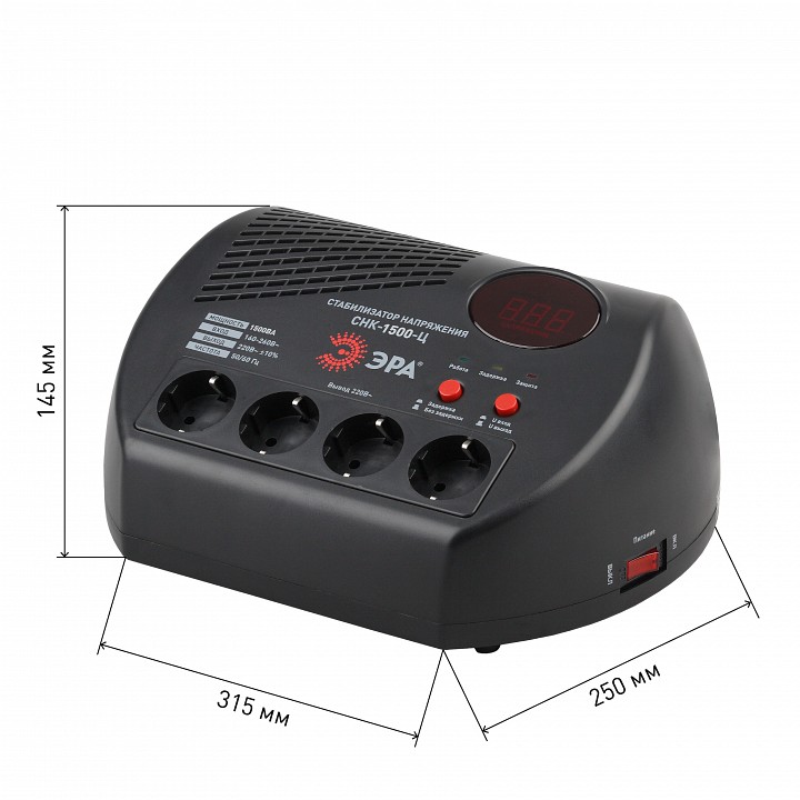 Стабилизатор напряжения Эра  СНК-1500-Ц