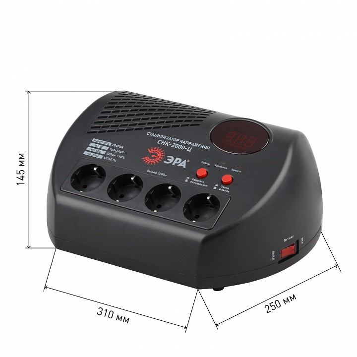 Стабилизатор напряжения Эра  СНК-2000-Ц