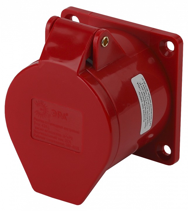 Розетка с заземлением Эра  R(IN)-32-3P-PE-IP44