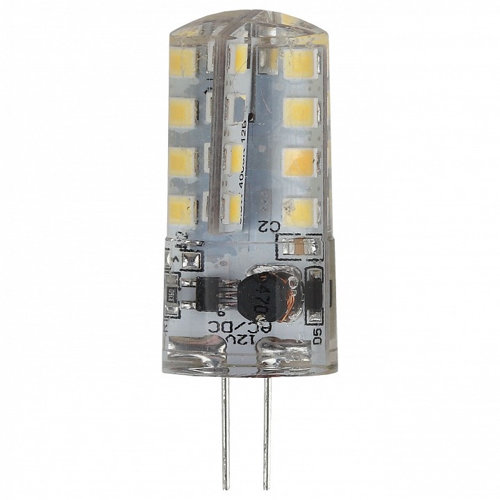 Лампа светодиодная ЭРА Стандарт G4 3 Вт 12 В 2700 К LED-JC-3W-12V-827-G4