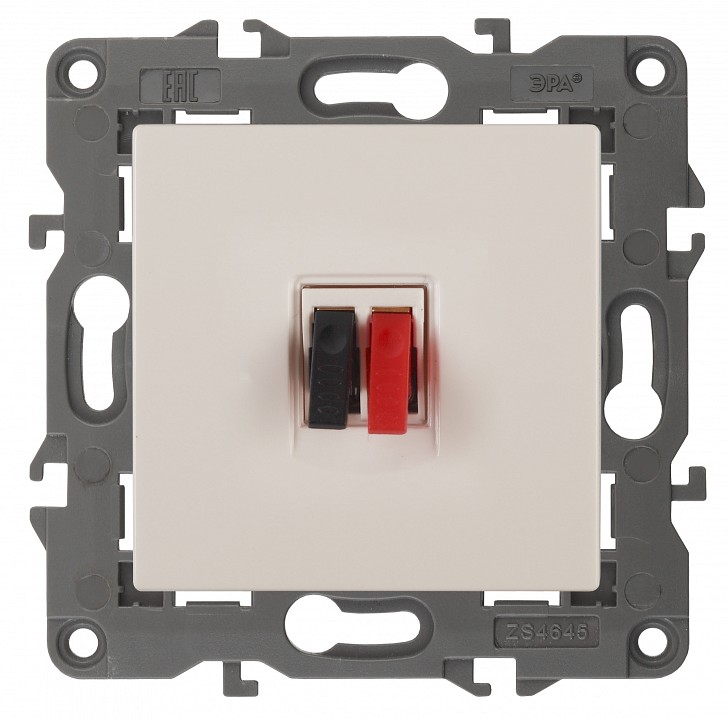 Розетка акустическая без рамки Эра Эра Elegance 14-3111-02