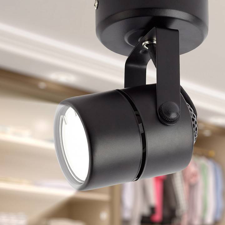 Светильник на штанге ЭРА OL4 GU10 BK Б0044268