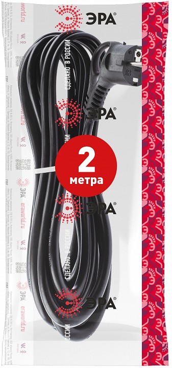 Сетевой провод Эра  U-3x1-2m-B