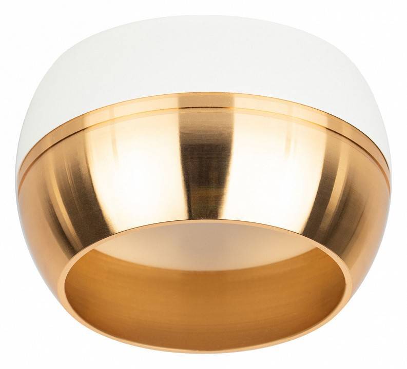 Светильник накладной ЭРА OL14 GX53 WH/GD белый/золото Б0049038