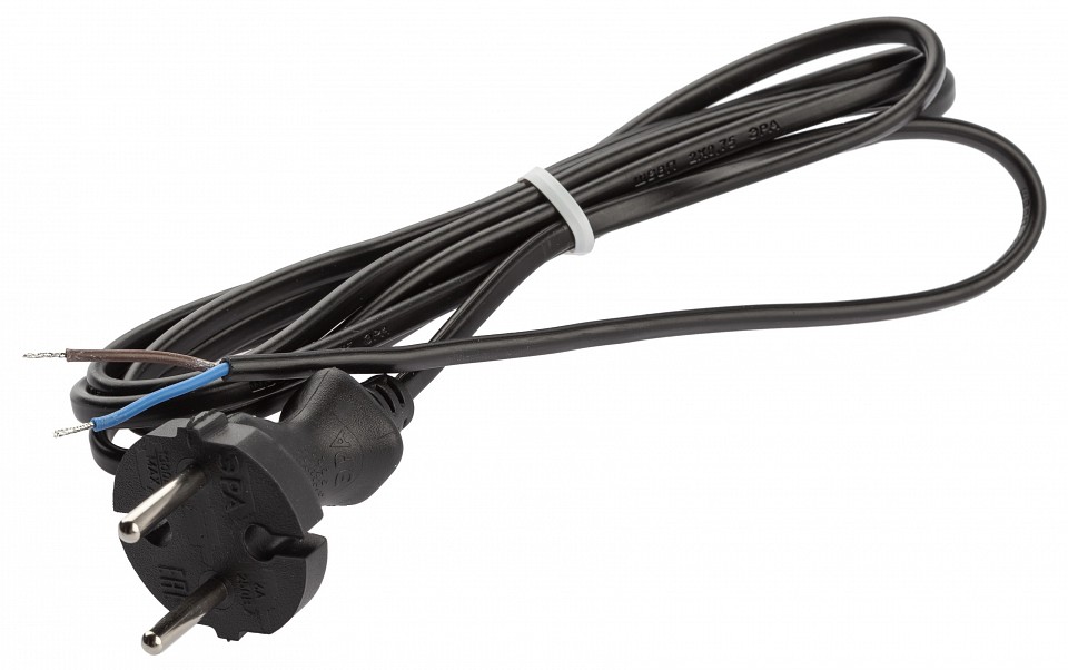 Провод электрический Эра  UX-ШВВП-2x0,75-1,8m-B