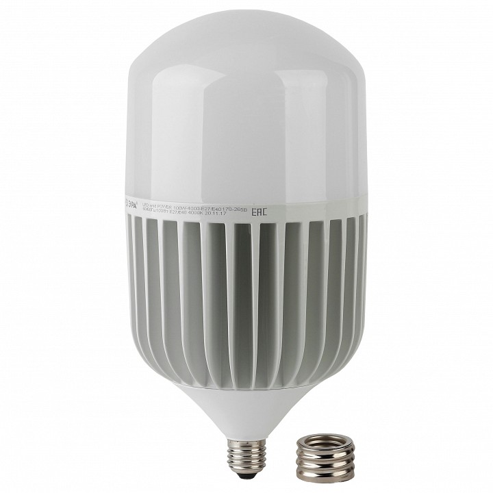 Лампа светодиодная Эра Стандарт E27/E40 100Вт 4000K LED POWER T160-100W-4000-E27/E40