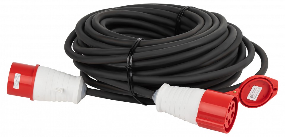 Удлинитель силовой ЭРА IND380-U-1e-5x4-50m-IP44 1 розетка 50 м 5х4 мм² IP44 IND380-U-1e-5x4-50m-IP44