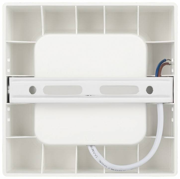 Светильник накладной ЭРА LED панель SPL-6-12-4K-B 12 Вт 4000 К черный Б0057451