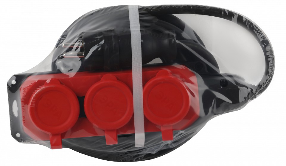 Удлинитель ЭРА UK-3e-3x1,5-5m-IP44(KG) 3 розетки 5 м IP44 UK-3e-3x1,5-5m-IP44(KG)