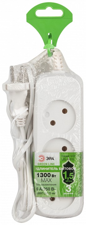 Удлинитель Эра  UDL-6-315