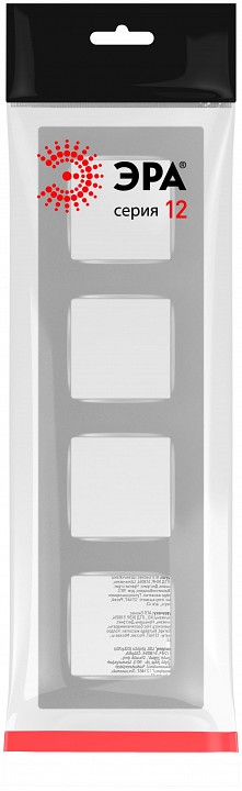 Рамка на 4 поста Эра Эра 12 12-5204-03