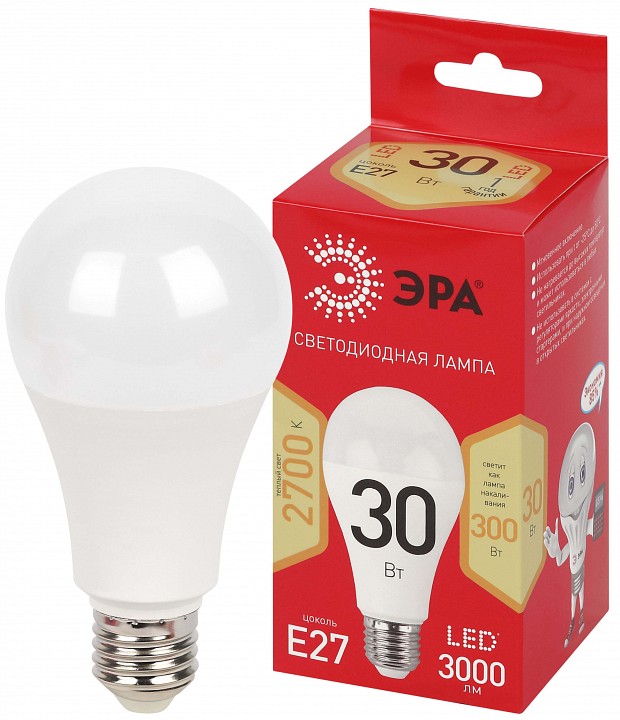 Лампа светодиодная Эра  LED A70-30W-827-E27 R