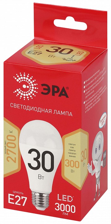 Лампа светодиодная Эра  LED A70-30W-827-E27 R