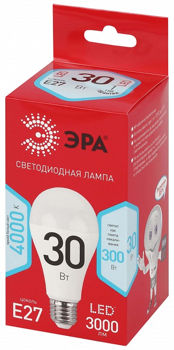 Лампа светодиодная Эра  LED A70-30W-840-E27 R