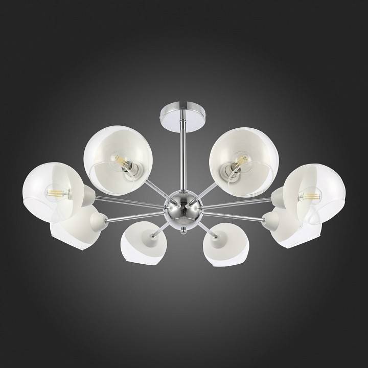 Люстра на штанге EVOLUCE Giorte 8 ламп SLE102702-08