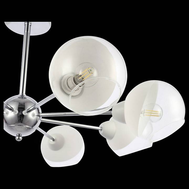 Люстра на штанге EVOLUCE Giorte 8 ламп SLE102702-08