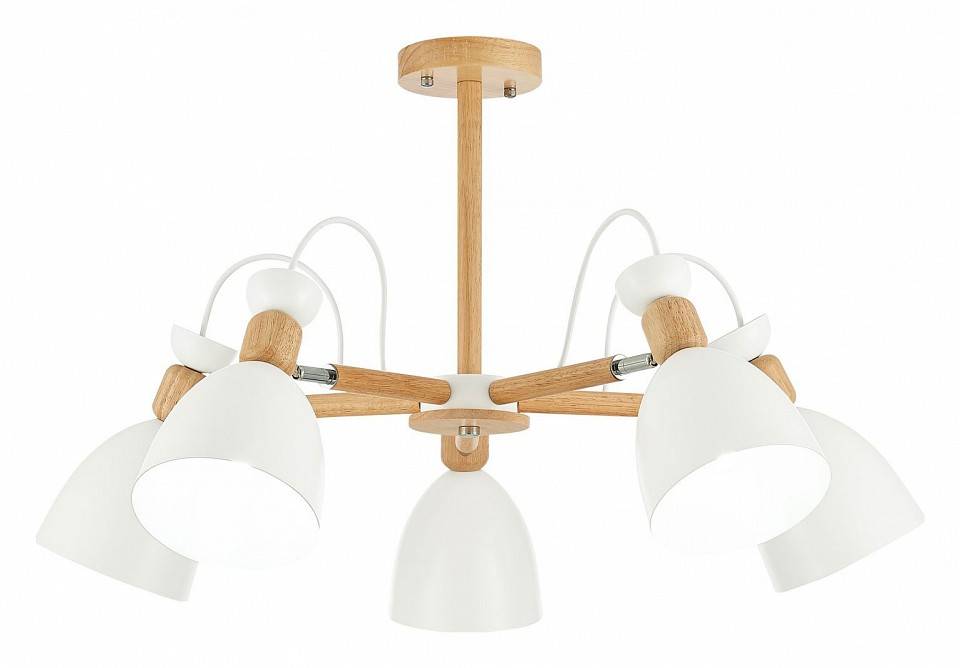 Люстра на штанге EVOLUCE Balcamo 5 ламп SLE103802-05