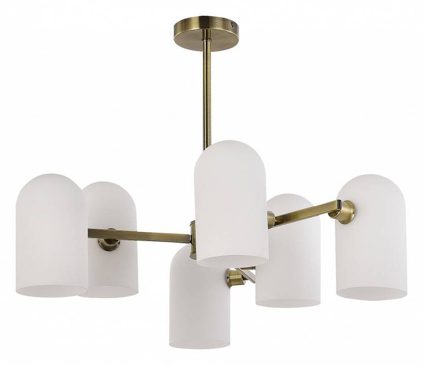 Люстра на штанге EVOLUCE Nobilia 6 ламп E14 SLE1047-302-06