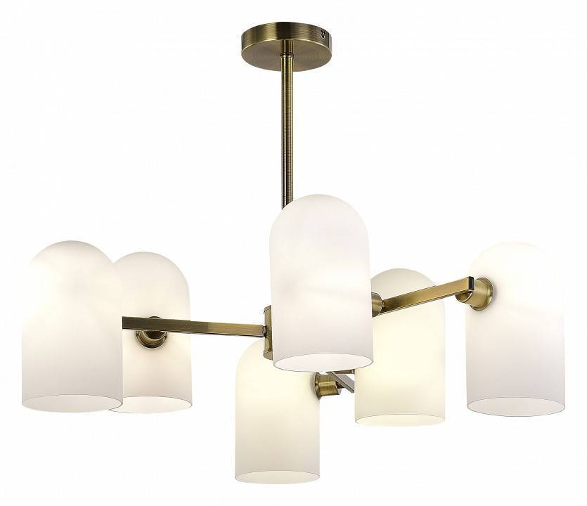 Люстра на штанге EVOLUCE Nobilia 6 ламп E14 SLE1047-302-06