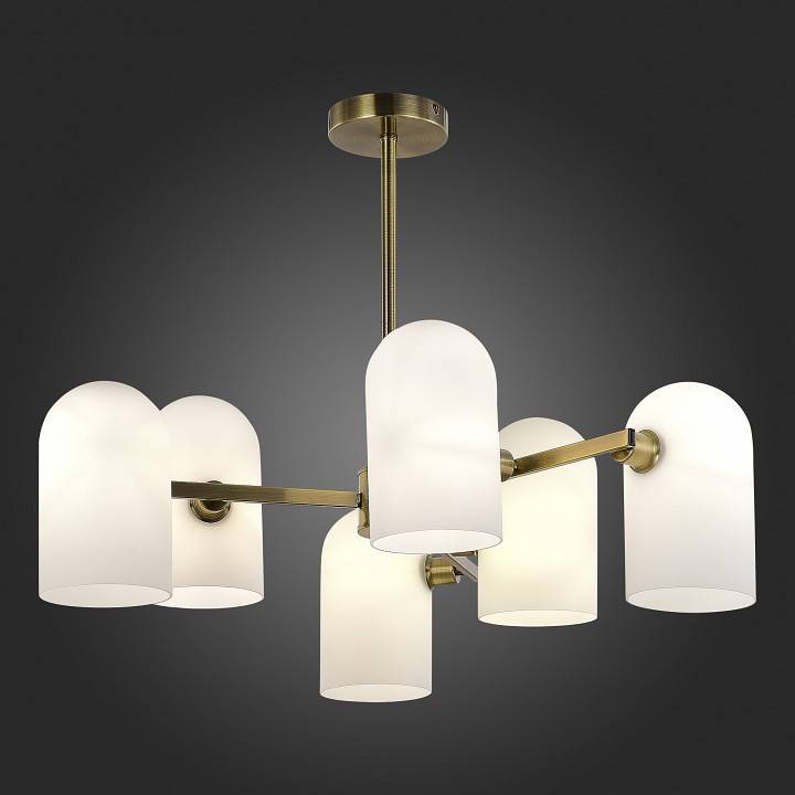 Люстра на штанге EVOLUCE Nobilia 6 ламп E14 SLE1047-302-06