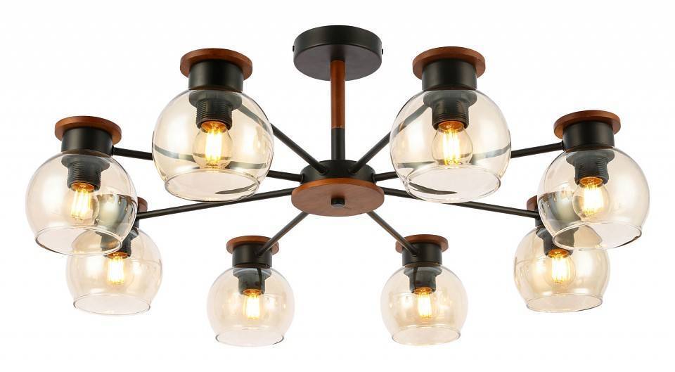 Люстра на штанге EVOLUCE Rasco 8 ламп E27 SLE108102-08