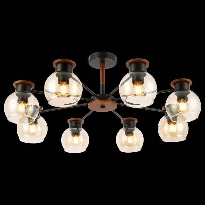 Люстра на штанге EVOLUCE Rasco 8 ламп E27 SLE108102-08