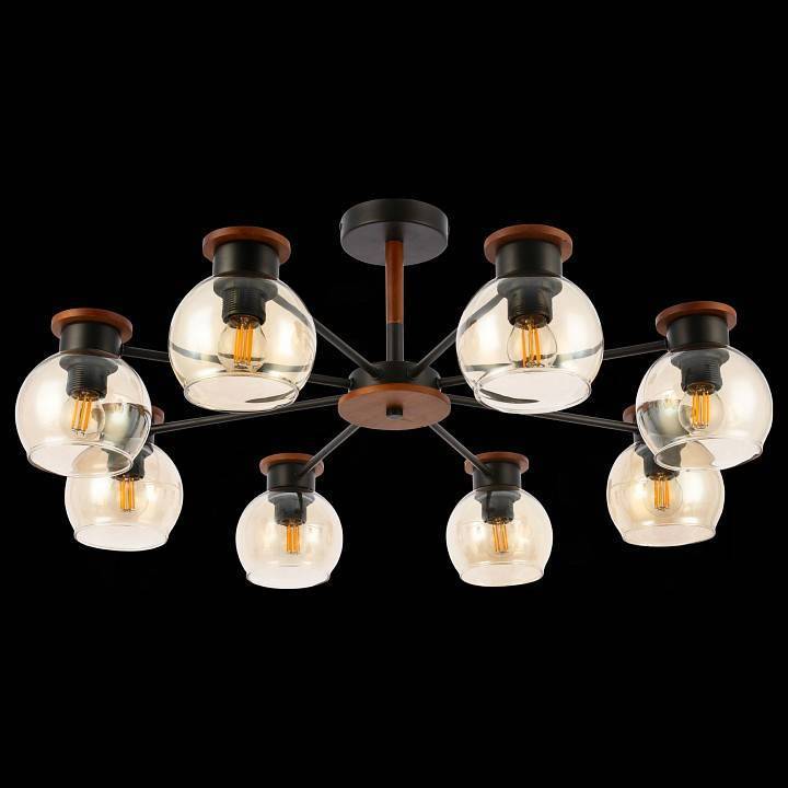 Люстра на штанге EVOLUCE Rasco 8 ламп E27 SLE108102-08