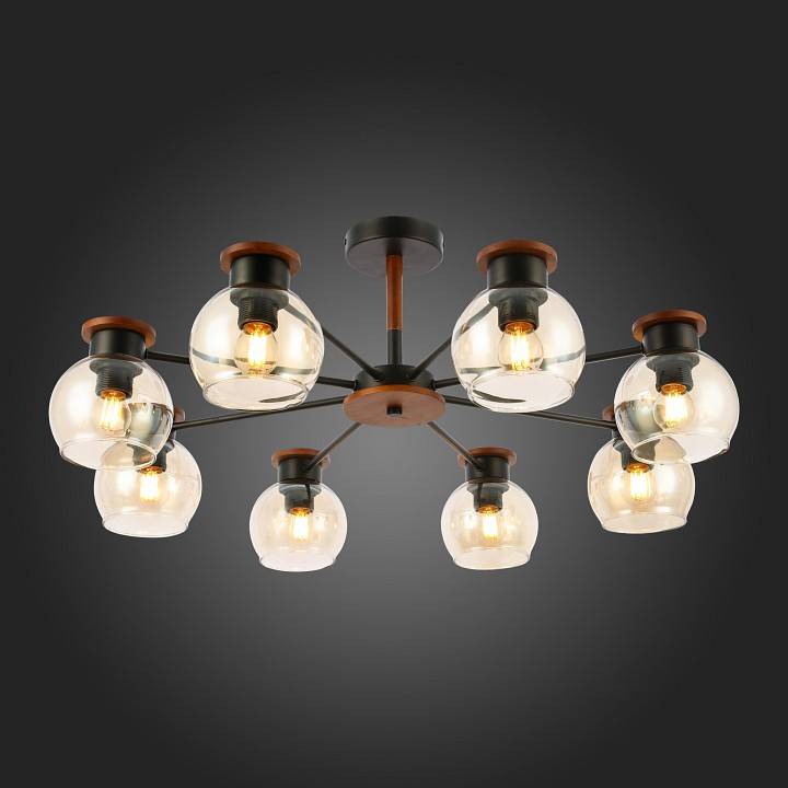 Люстра на штанге EVOLUCE Rasco 8 ламп E27 SLE108102-08