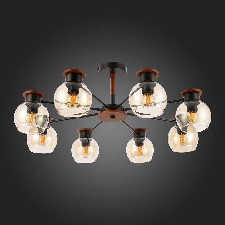 Люстра на штанге EVOLUCE Rasco 8 ламп E27 SLE108102-08