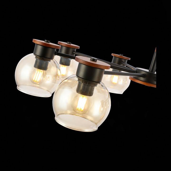 Люстра на штанге EVOLUCE Rasco 8 ламп E27 SLE108102-08