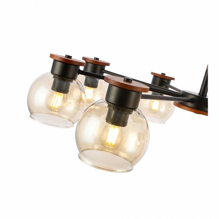 Люстра на штанге EVOLUCE Rasco 8 ламп E27 SLE108102-08