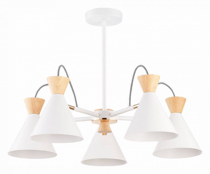 Люстра на штанге EVOLUCE Modica 5 ламп SLE125102-05