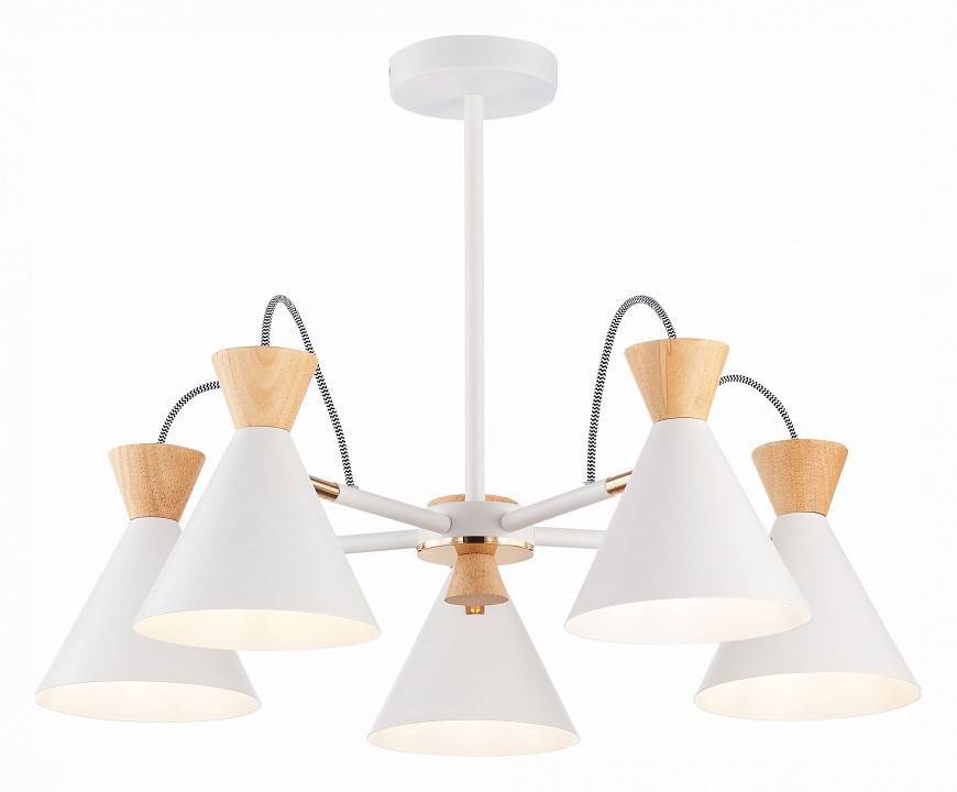 Люстра на штанге EVOLUCE Modica 5 ламп SLE125102-05