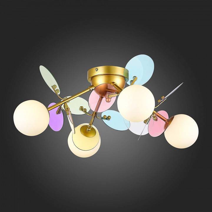 Люстра потолочная Evoluce Vola 4xE14 SLE2502-202-04