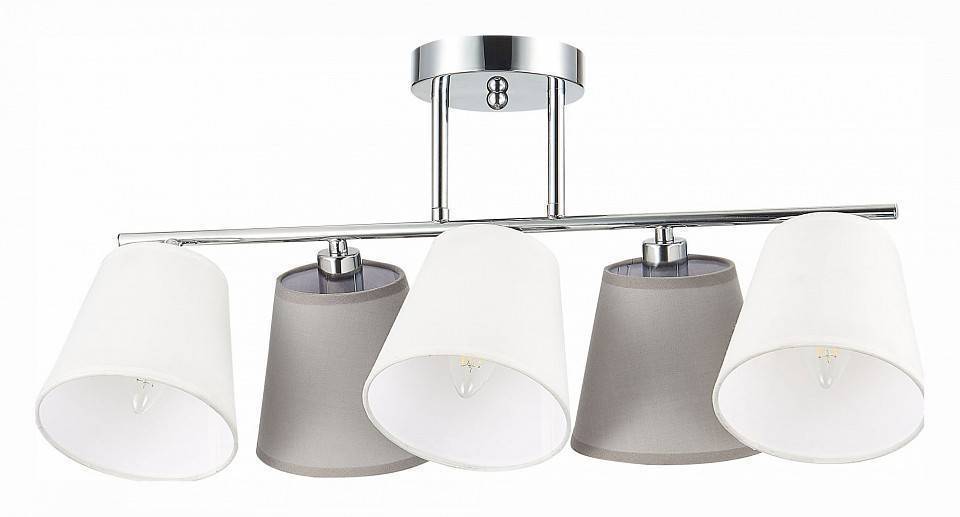 Люстра на штанге EVOLUCE Prato 5 ламп E14 SLE300402-05