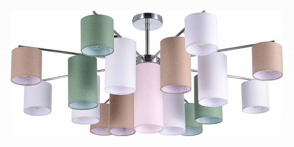 Люстра на штанге EVOLUCE Essenza 17 ламп SLE300602-17