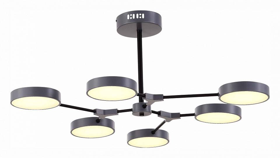 Люстра на штанге EVOLUCE Monta 6 LED SLE6003-702-06
