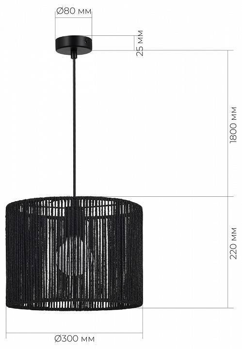 Подвесной светильник EVOLUCE ETTAN 1хE27 SLE6024-403-01