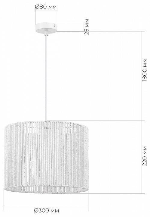 Подвесной светильник EVOLUCE ETTAN 1хE27 SLE6024-503-01
