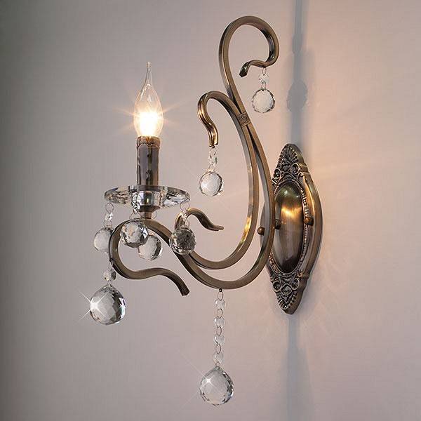 Бра Eurosvet Ernin Strotskis античная бронза 12505/1