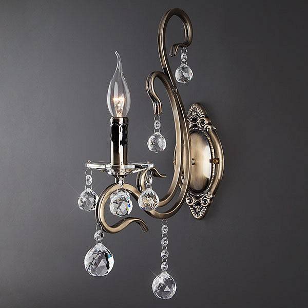 Бра Eurosvet Ernin Strotskis античная бронза 12505/1