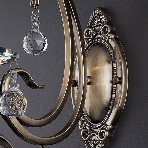 Бра Eurosvet Ernin Strotskis античная бронза 12505/1