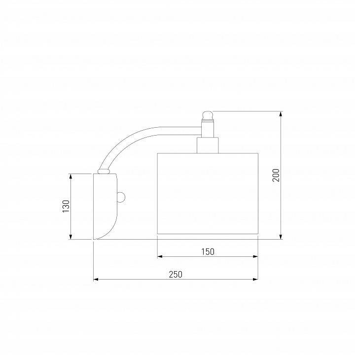 Бра Eurosvet Adagio 60080/1 сатин-никель