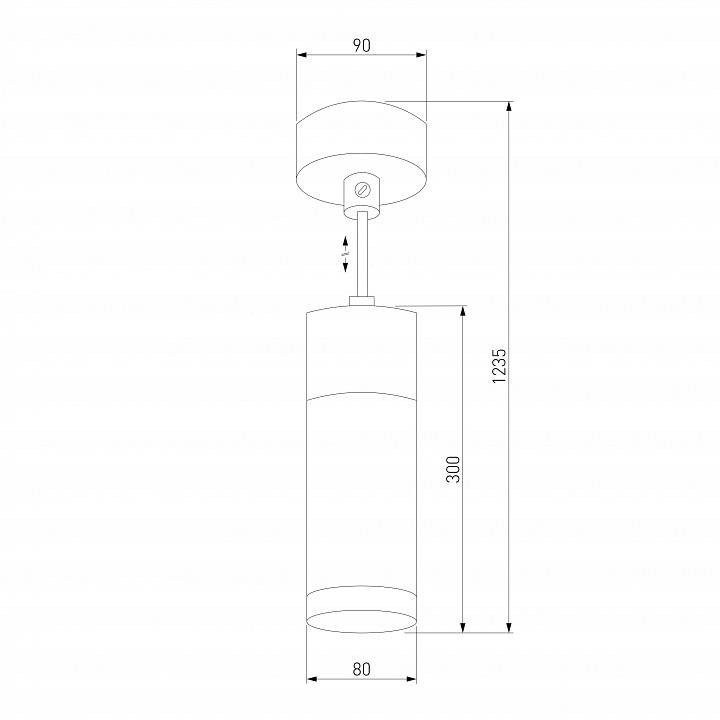 Подвесной светильник Eurosvet Double Topper 50135/1 LED хром/черный жемчуг 12W