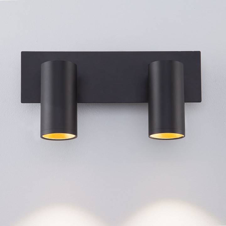 Бра Eurosvet Fleur 20066/2 LED черный/золото