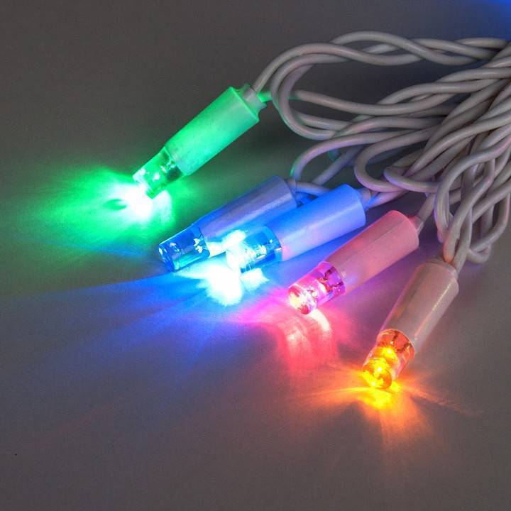 Гирлянда Нить Eurosvet 10м 100LED мультиколор с эффектом мерцания IP65 400-101