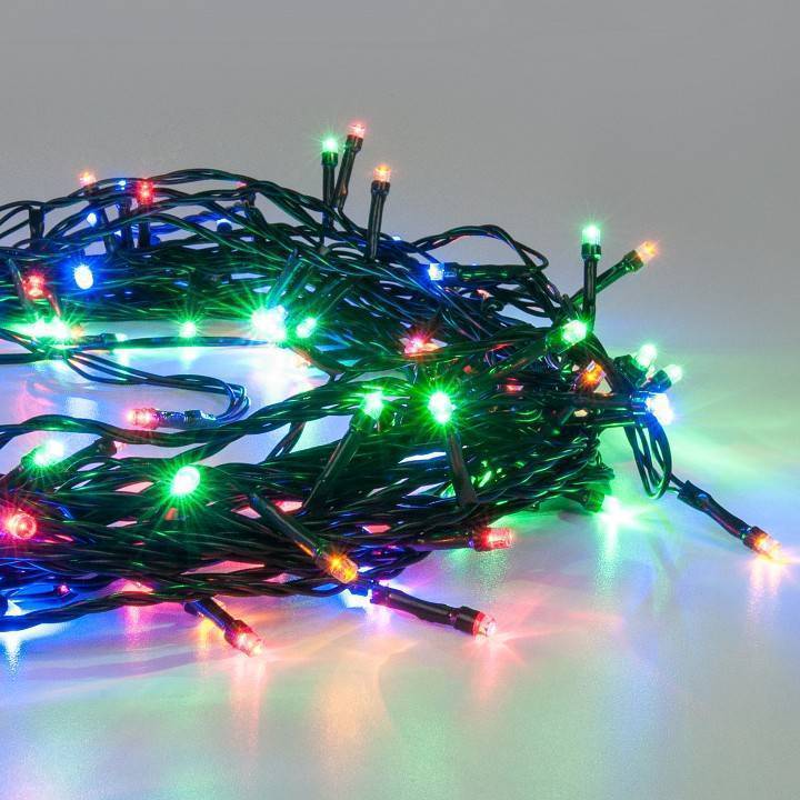 Гирлянда Нить Eurosvet 10м 100LED мультиколор 400-005